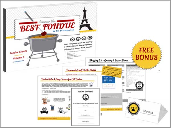 BestFondue Volume 3 and bonuses included in this offer